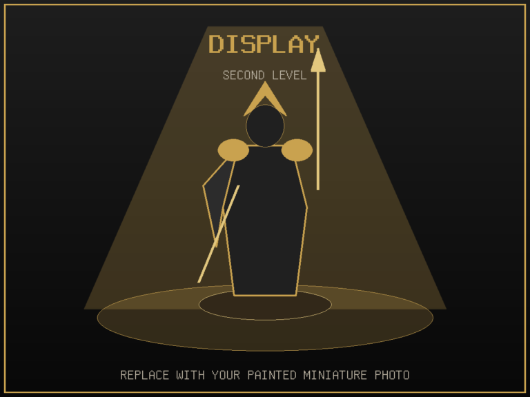 Placeholder: replace with your painted miniature photo